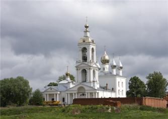 Село Антушково. Монастырь сошествия Животворящего Креста на Никольском погосте.